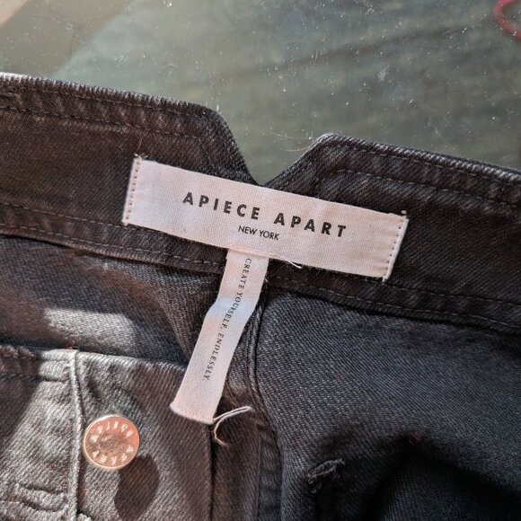 Black Apiece Apart Meridian Jeans - Size 27 - Picture 6 of 9
